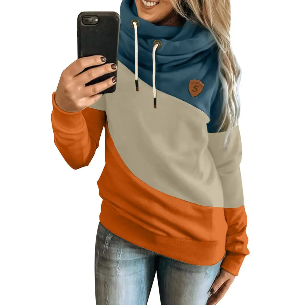 Casual Women's Loose Long Sleeve Hooded Sweater