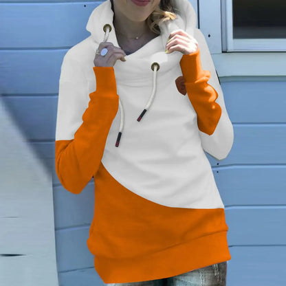 Casual Women's Loose Long Sleeve Hooded Sweater