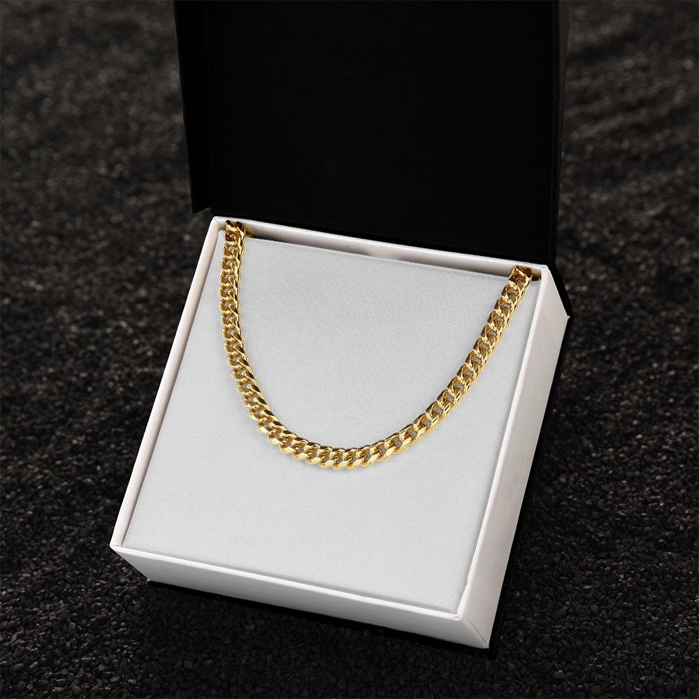 Cuban Link Chain Necklace for Men - Premium Gold/Silver Thick Chain Jewelry