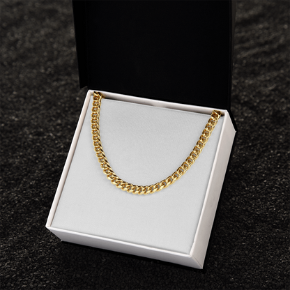 Cuban Link Chain Necklace for Men - Premium Gold/Silver Thick Chain Jewelry