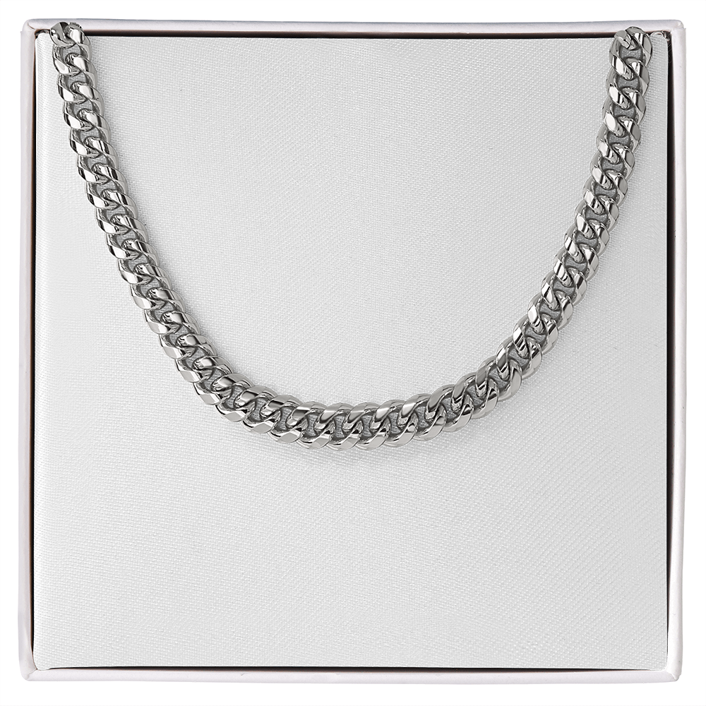 Cuban Link Chain Necklace for Men - Premium Gold/Silver Thick Chain Jewelry
