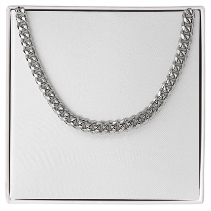 Cuban Link Chain Necklace for Men - Premium Gold/Silver Thick Chain Jewelry