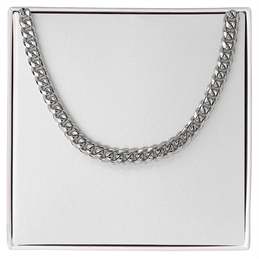Cuban Link Chain Necklace for Men - Premium Gold/Silver Thick Chain Jewelry