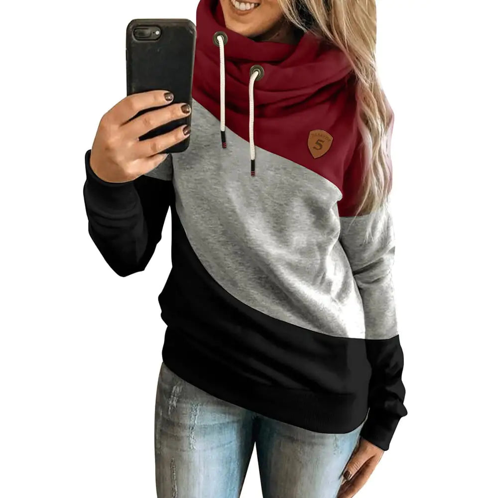 Casual Women's Loose Long Sleeve Hooded Sweater